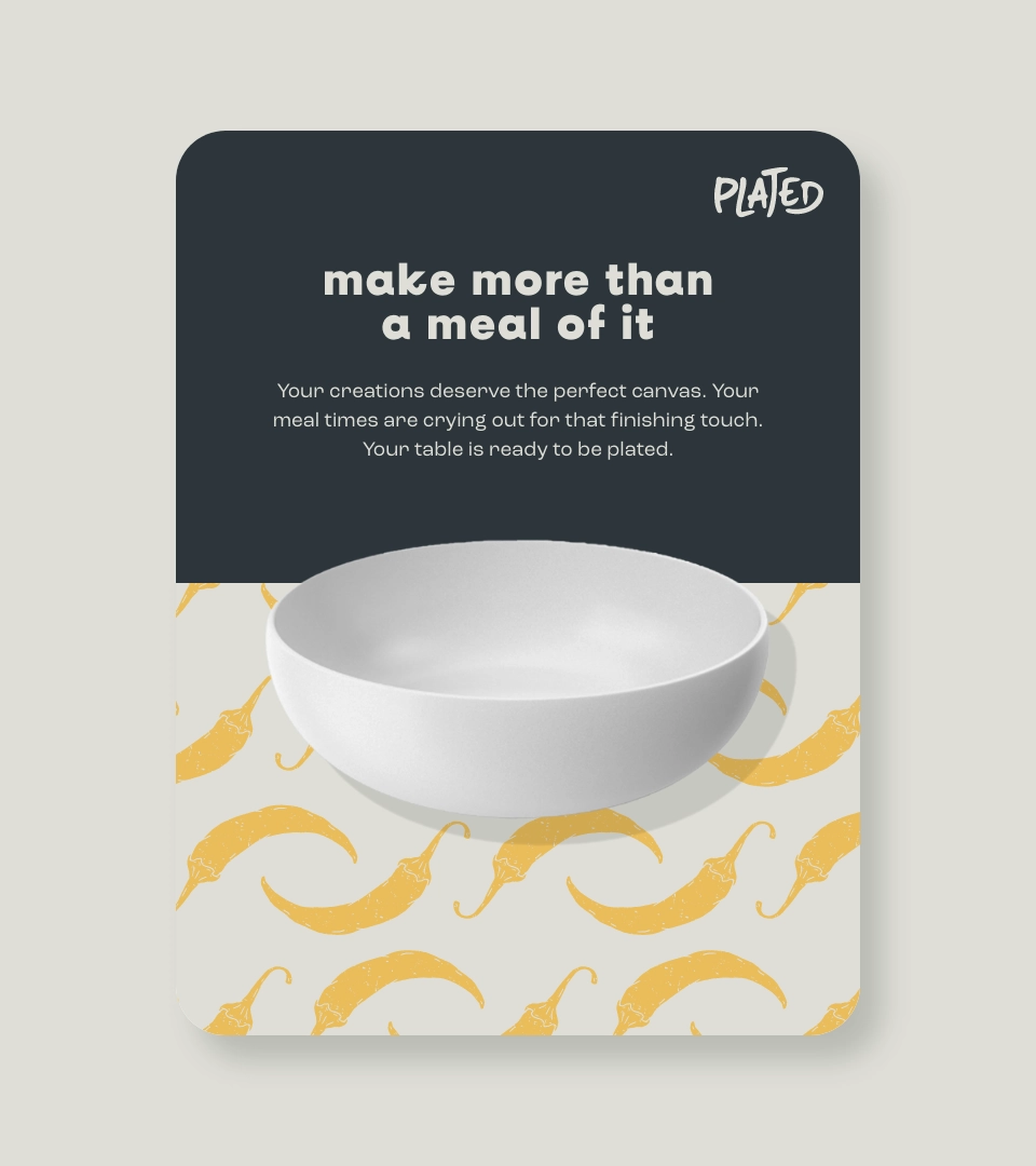 Plated yellow chills card