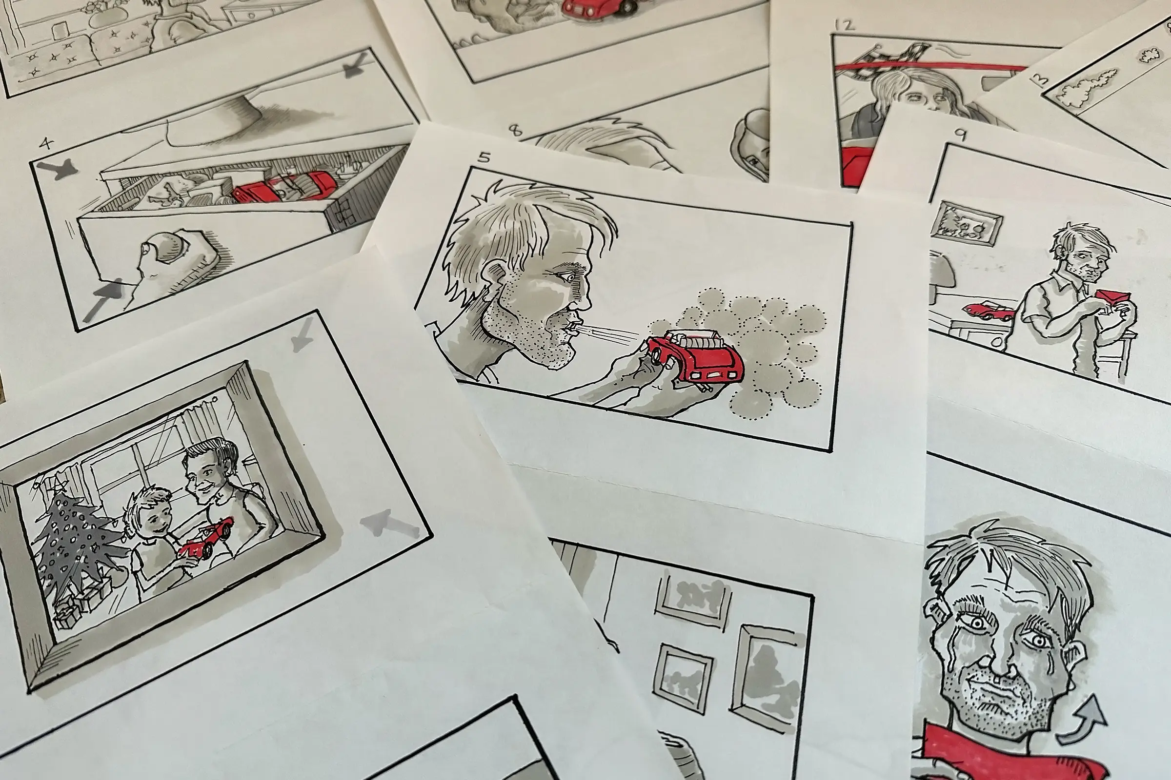 Red letter days storyboards